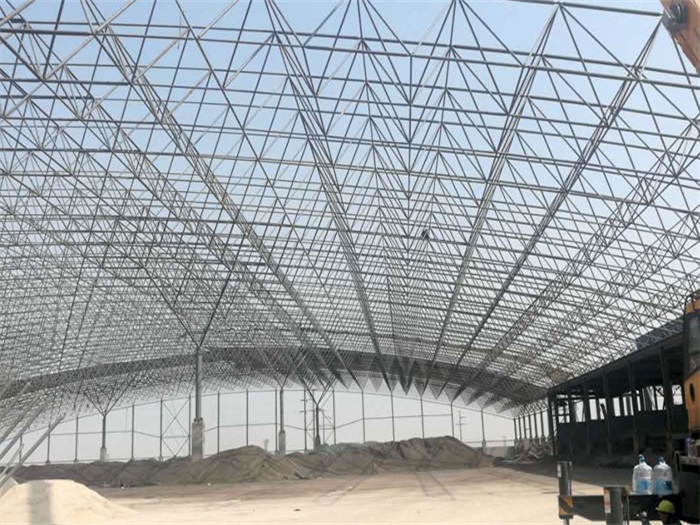 岑溪钢厂料仓网架工程